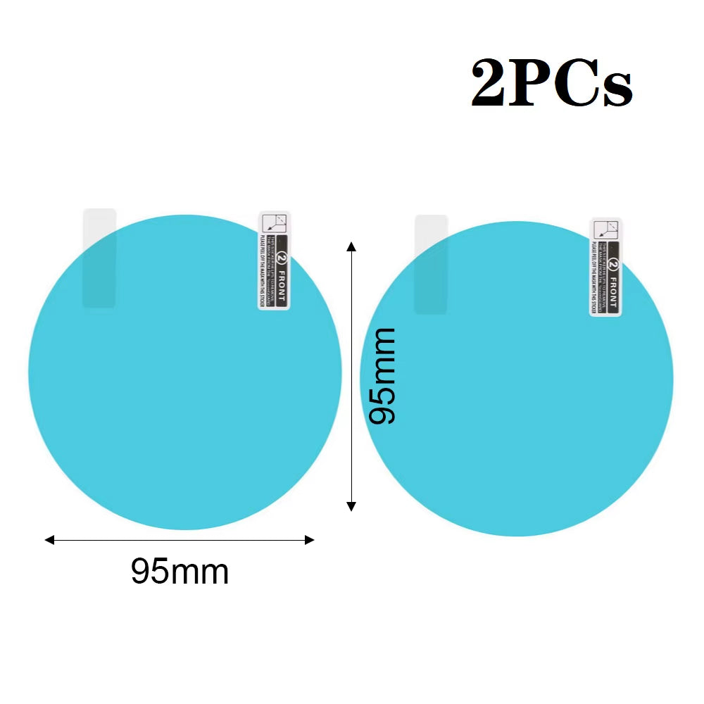 2Pcs Car Rearview Mirror Film Side Window Rainproof Clear Film anti Fog Waterproof Protective Film Auto Sticker Car Accessories