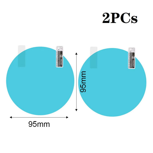 2Pcs Car Rearview Mirror Film Side Window Rainproof Clear Film anti Fog Waterproof Protective Film Auto Sticker Car Accessories