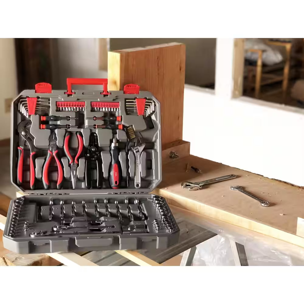 1/4 In. X 3/8 In. Mechanics Tools Set with Carrier Included (95-Pieces)