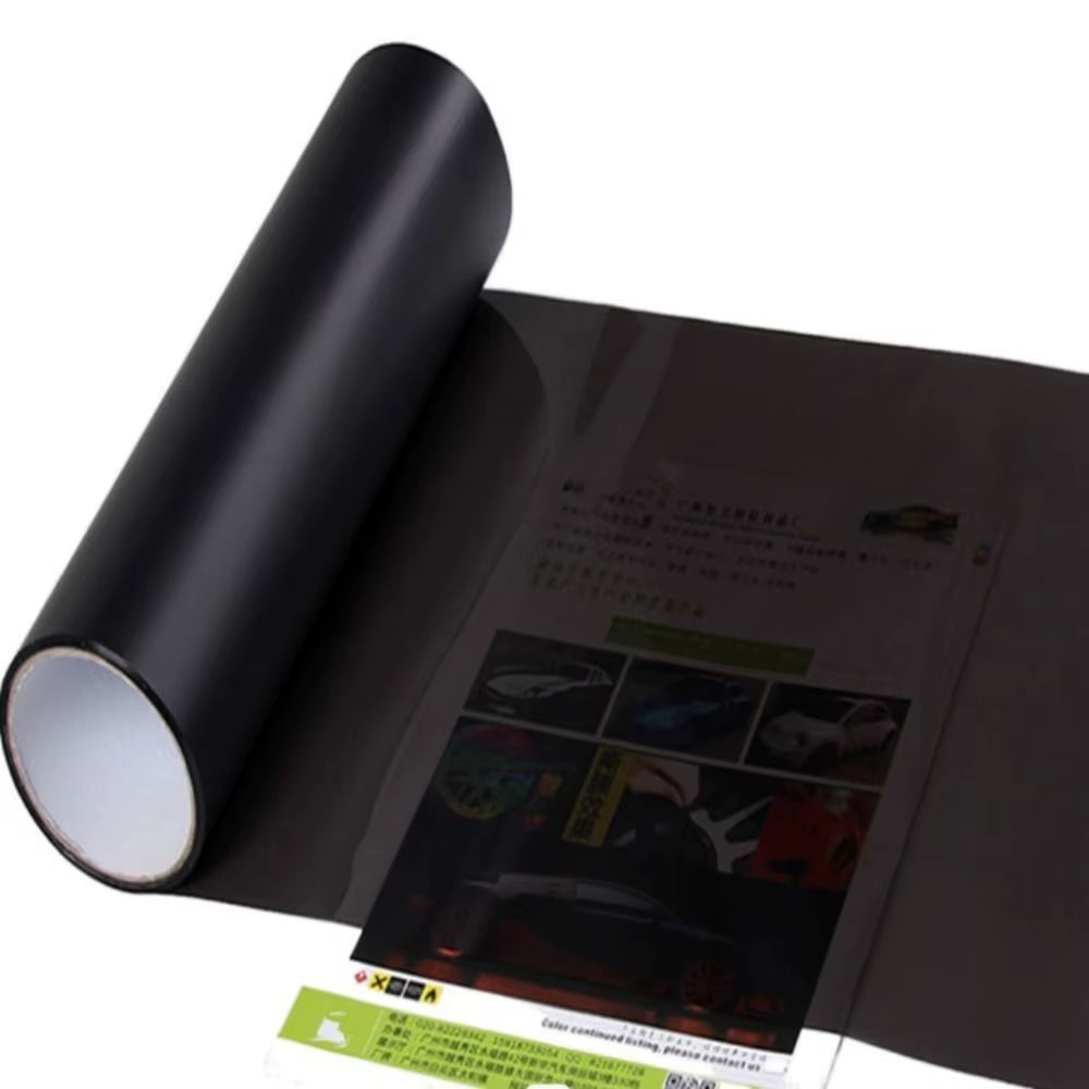 PVC Car Headlight Lamp Film Fog Lamp Sticker Car Headlight Tailing Moulding Foil Self-Adhesive Car Accessories