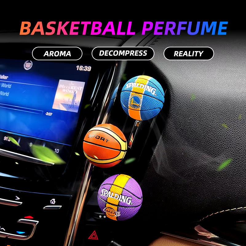 Cute Basketball Car Interior Decoration Creative Air Freshener Perfume Diffuser Auto Aromatherapy Ornaments Car Accessories