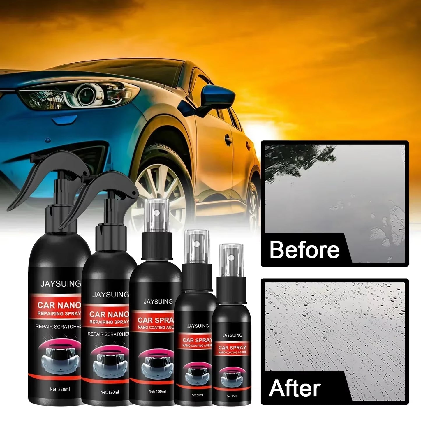 Car Ceramic Coating Wax Scratch Repair Anti-Scratch Car Spray Coating Agent Car Paint Coating Polishing Agent