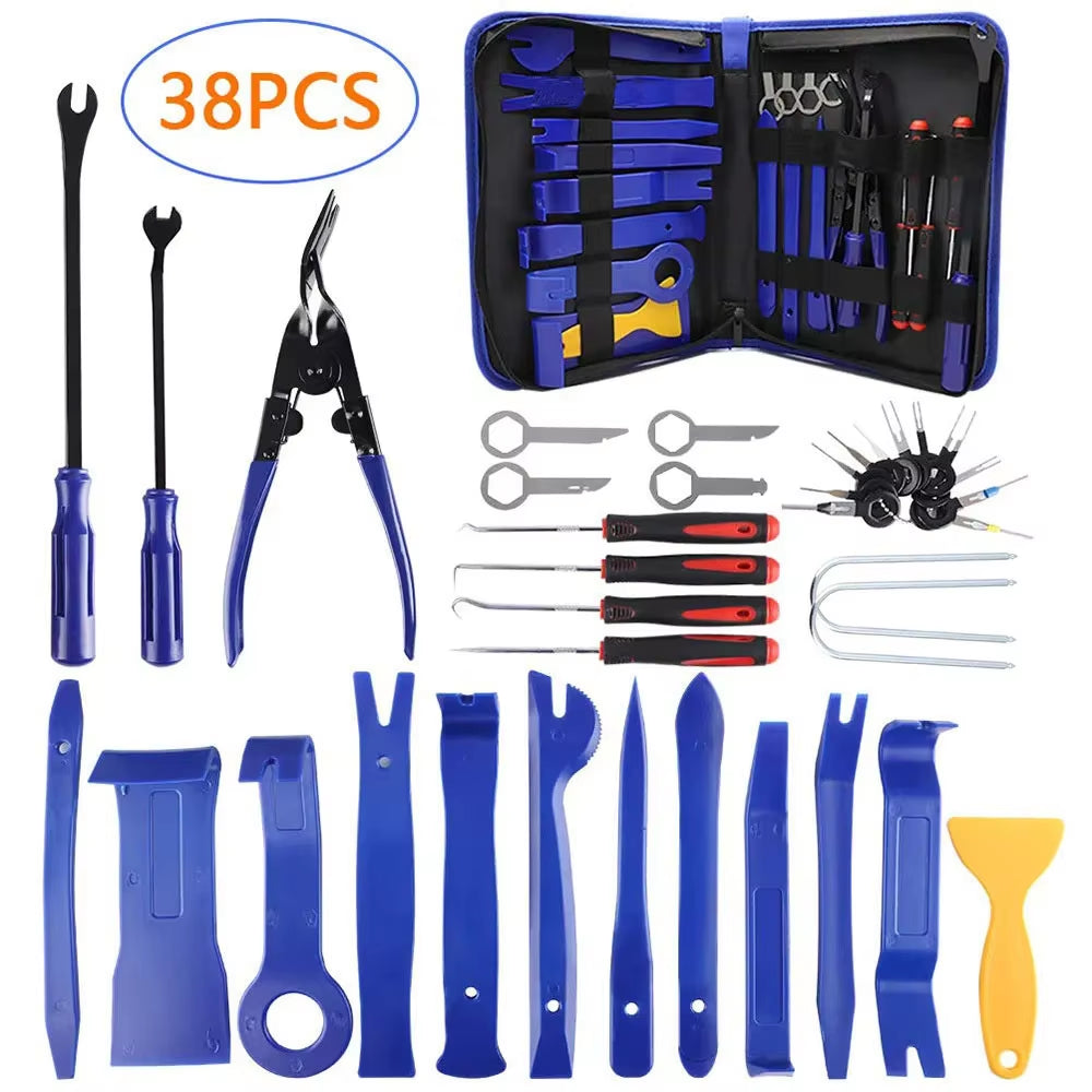 Car Tools Car Interior Disassembly Kit Plastic Trim Removal Tool Car Clips Puller Diy Panel Tools for Auto Trim Puller Set