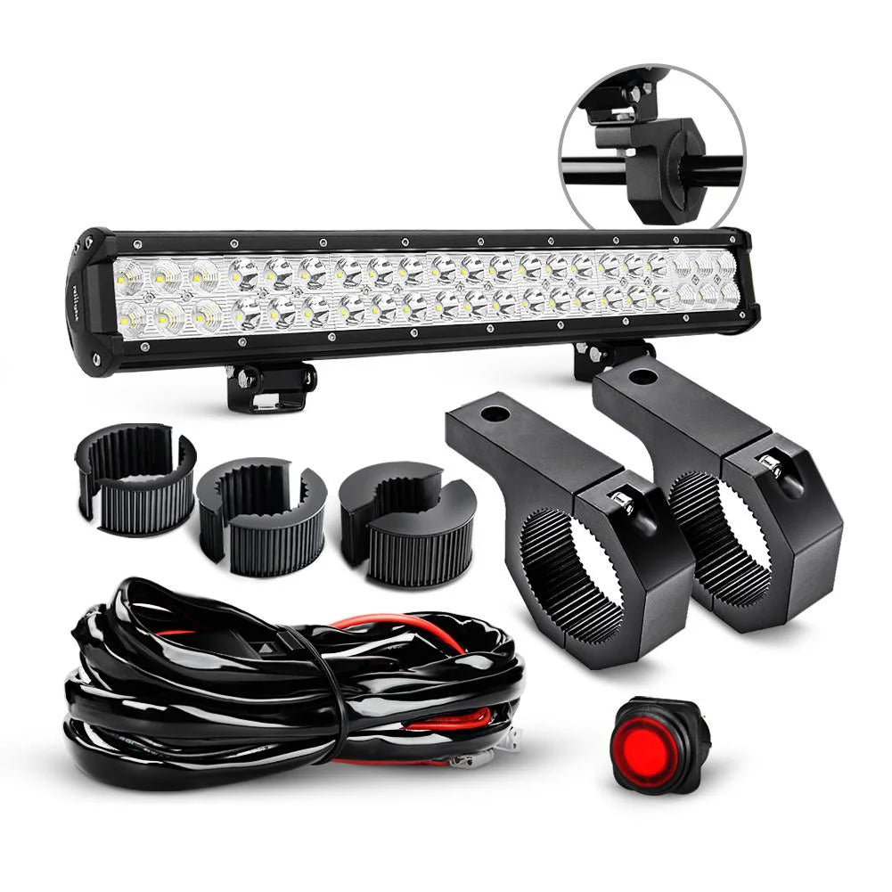 33072 20 in 126W LED Flood Spot Combo Light Bar Fits off Road Vehicles