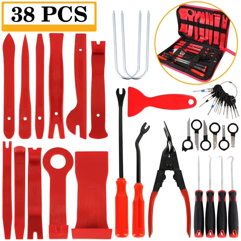 Car Tools Car Interior Disassembly Kit Plastic Trim Removal Tool Car Clips Puller Diy Panel Tools for Auto Trim Puller Set