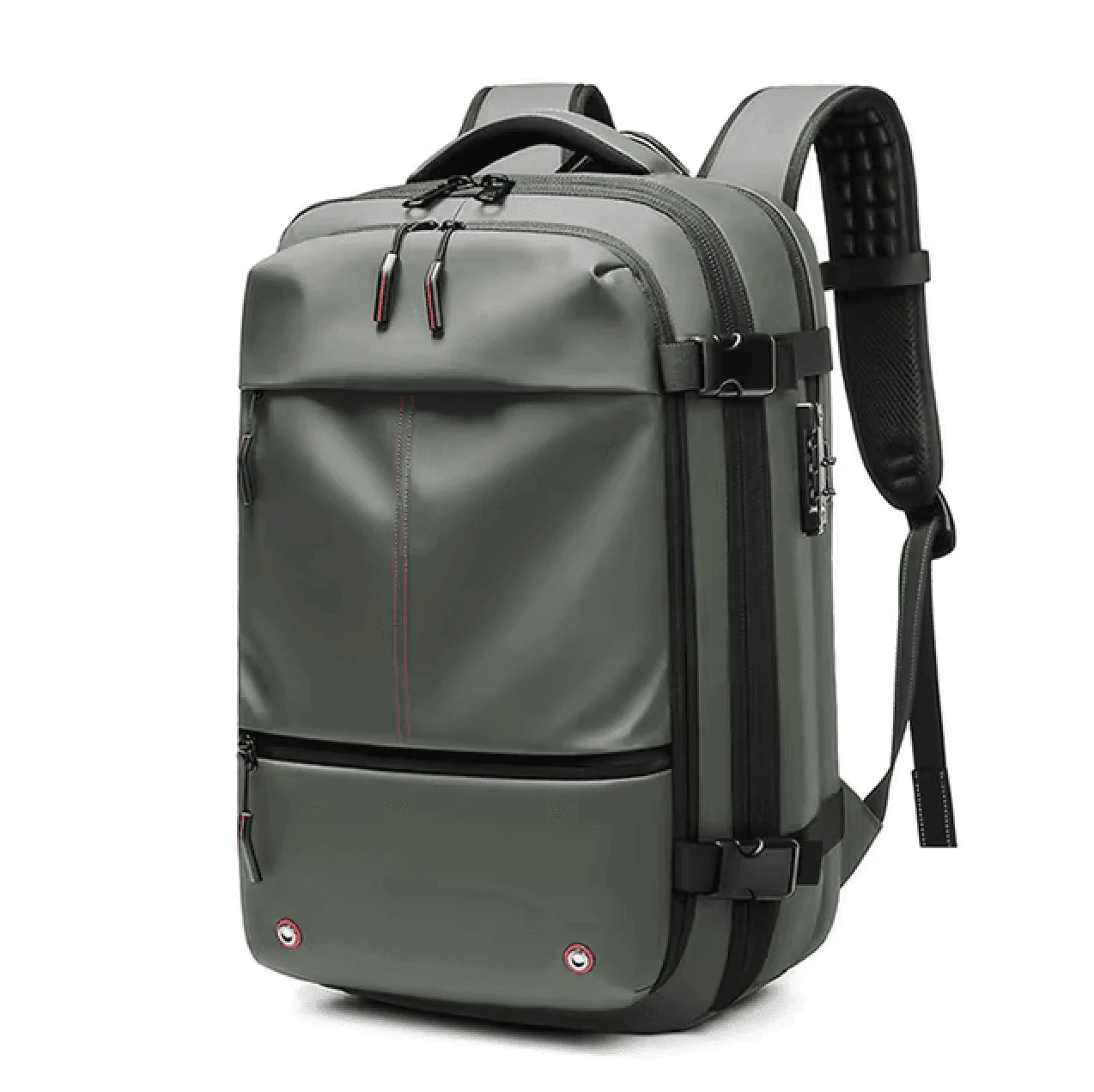 Airvac Backpack – Compact Vacuum-Sealed Travel Solution.