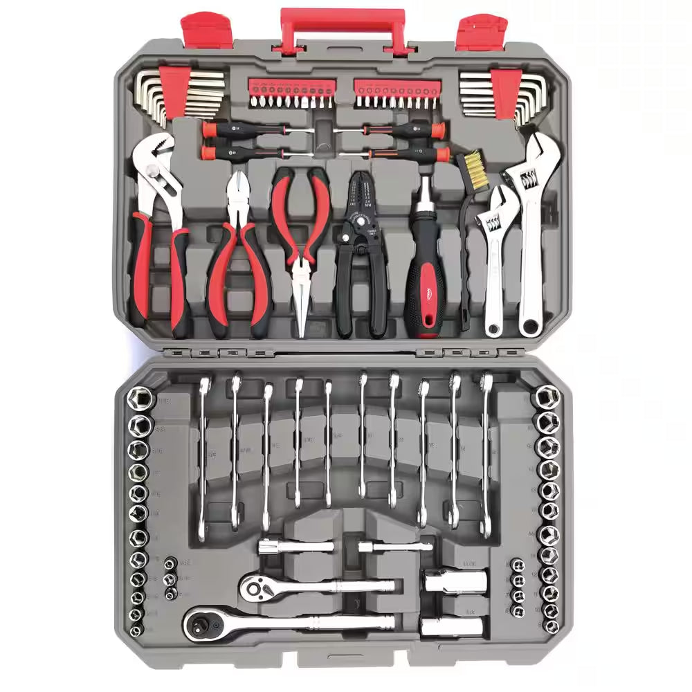 1/4 In. X 3/8 In. Mechanics Tools Set with Carrier Included (95-Pieces)