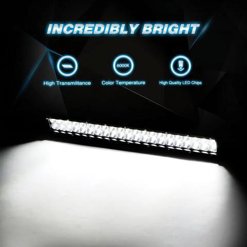 33072 20 in 126W LED Flood Spot Combo Light Bar Fits off Road Vehicles