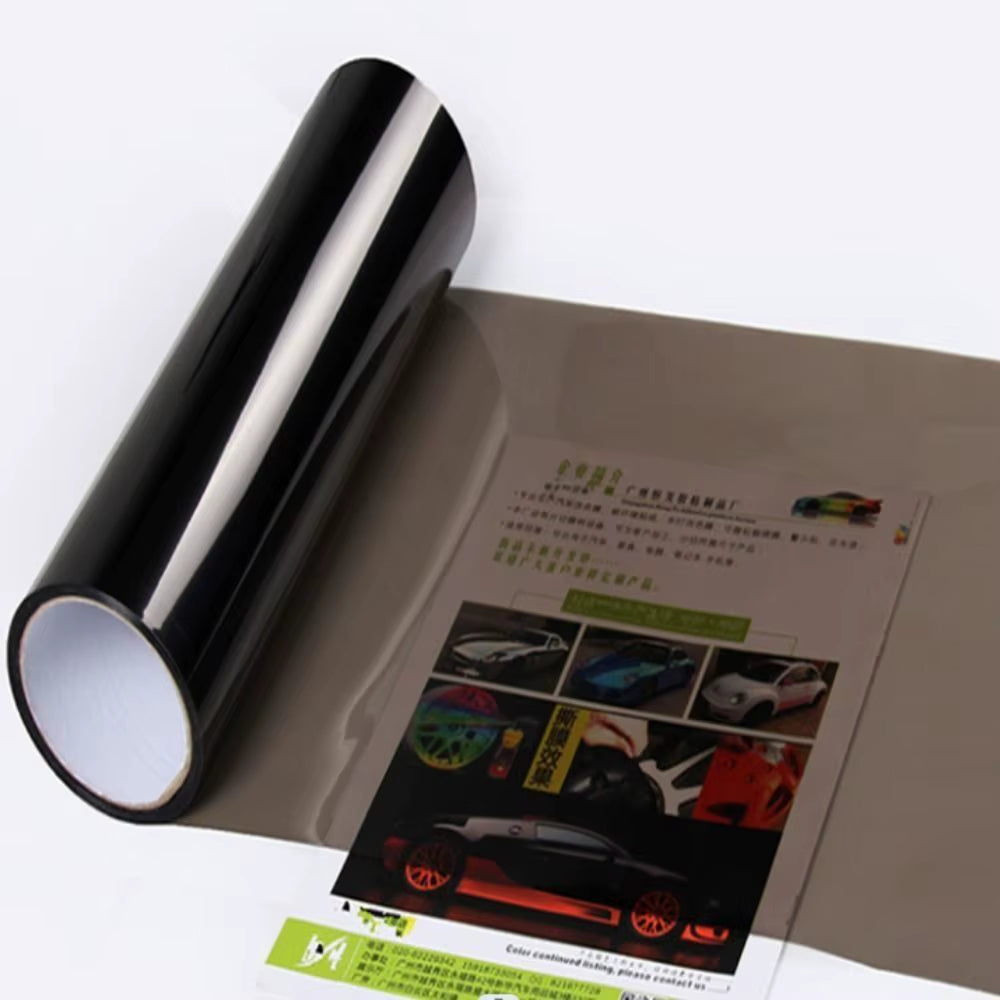 PVC Car Headlight Lamp Film Fog Lamp Sticker Car Headlight Tailing Moulding Foil Self-Adhesive Car Accessories